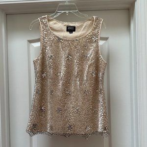 Adrianna Papell sequined tank NWOT